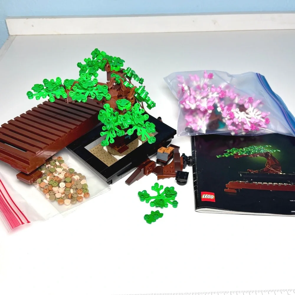 LEGO Bonsai Tree 10281  Creator Expert Botanical Collection Brown 878pc Plant